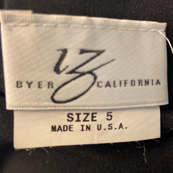 Vintage IZ Byer California black mini dress - Picture 3 of 4